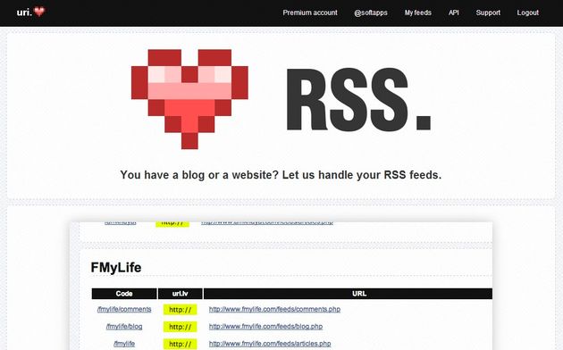 URI, una buena alternativa a FeedBurner