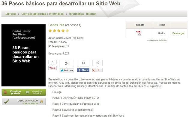 Ebook gratuito: 36 Pasos básicos para desarrollar un Sitio Web