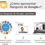 Una infografía para aprender a usar los Hangouts de Google+