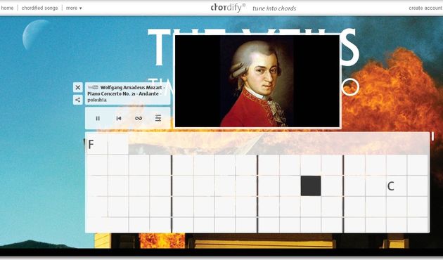 Chordify, transforma audios y vídeos en acordes musicales
