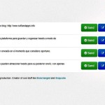 Forberede, sencilla plataforma web para gestión de tweets