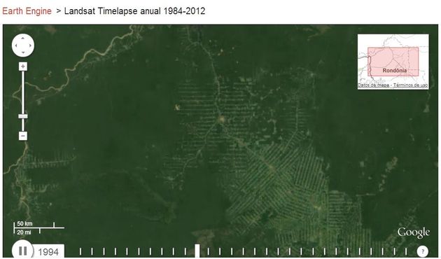 Google nos muestra los cambios del planeta en los últimos 28 años