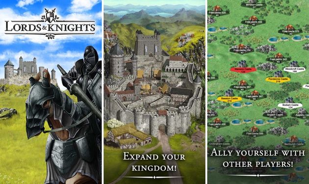 Lords & Knights, excelente juego de estrategia medieval para tu iOS