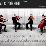 Practica con tu instrumento musical de forma interactiva y en grupo