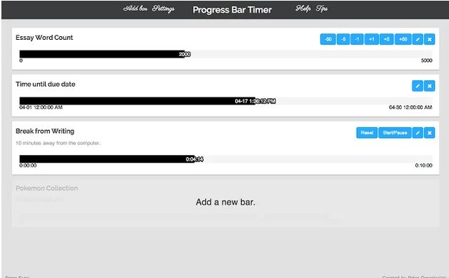 Progress Bar Timer: crea alertas con barras de progreso en Chrome