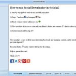 Social Downloader: backups de datos, fotos y amigos de redes sociales