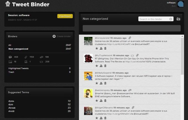 Tweet Binder, gestión y análisis del uso de hashtags en Twitter
