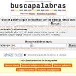 Buscapalabras, un buscador de palabras para escritores y redactores