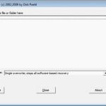 DPWipe, la aplicación más simple para borrar archivos definitivamente