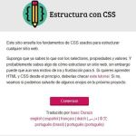 Estructura con CSS, un tutorial para aprender los fundamentos de CSS