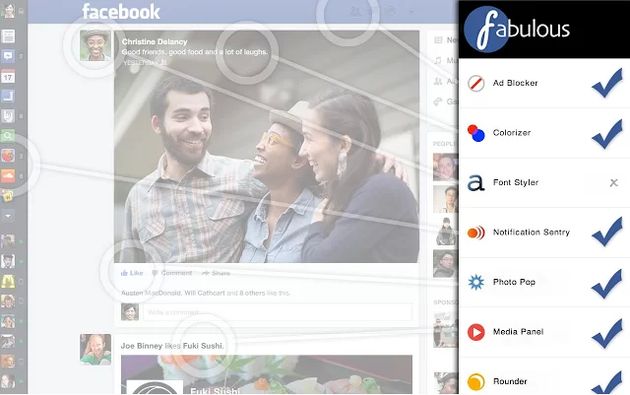 Fabulous, una extensión de Chrome para personalizar tu Facebook