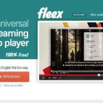Fleex, un reproductor de vídeo gratuito que te enseña inglés