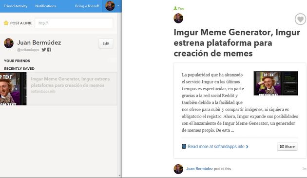 Potluck, una nueva red social para compartir y comentar enlaces