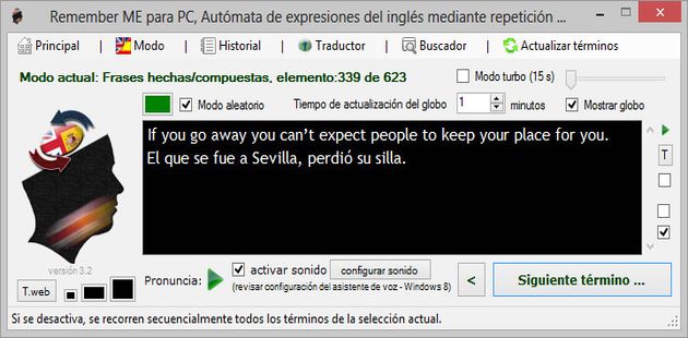 Remember ME, software gratuito para aprender o perfeccionar el inglés