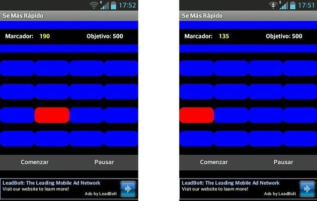 Se Más Rápido, juego Android solo para los más rápidos con el dedo