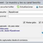 Speak Tweet, monitoriza y escucha tweets con hashtags de tu interés