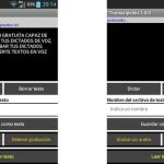 Transcripción, app Android para transcribir textos o grabarlos en audio