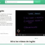 Amplia colección de vídeos para aprender inglés en Educatina