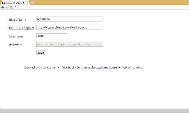 WP Write, escribe posts en WordPress con esta extensión para Chrome