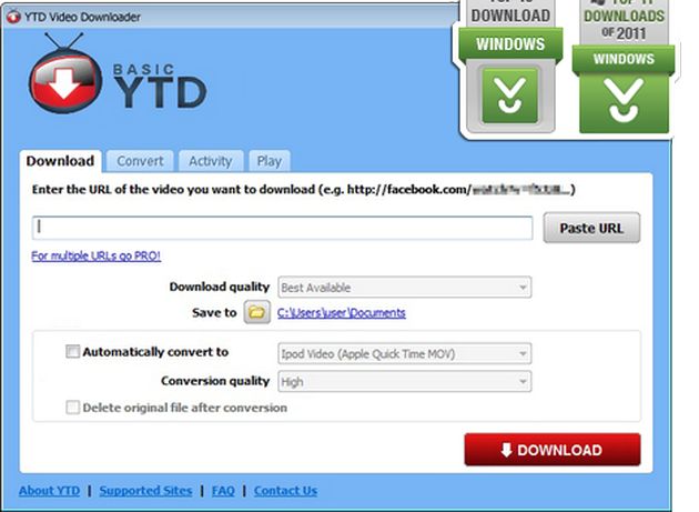 YTD Video Downloader, software gratis para descargar YTD Video Downloader, software gratis para descargar