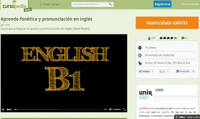 Un curso gratuito para que mejores tu acento y pronunciación en inglés