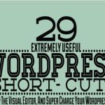 Una interesante infografía con los atajos de teclado para WordPress