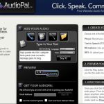 AudioPal, servicio gratuito para insertar mensajes de audio en tu blog o página