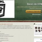 Bases de HTML5, completo curso gratuito en español sobre HTML5
