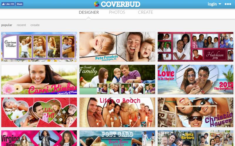 Coverbud: crea online las portadas de Facebook más bellas y originales