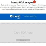 Extract PDF Images, utilidad web gratuita para extraer imágenes de PDF