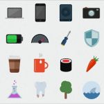 Flatilicious, un pack compuesto por 48 bellos iconos planos gratuitos