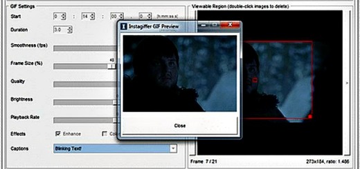 Instagiffer: crea gifs animados desde vídeos, screencasts o imágenes