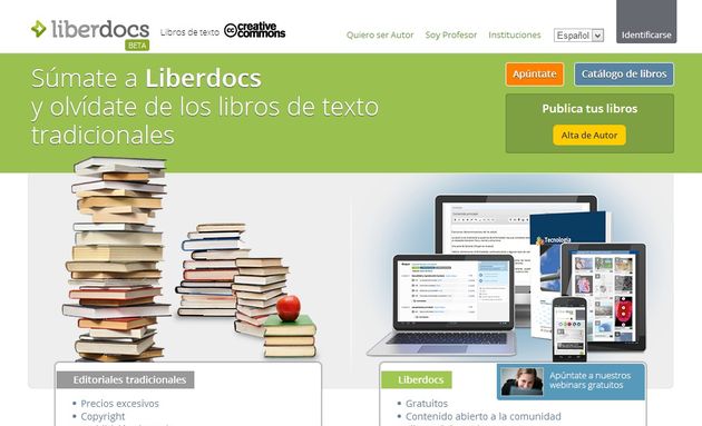 Liberdocs, libros de texto bajo licencia Creative Commons