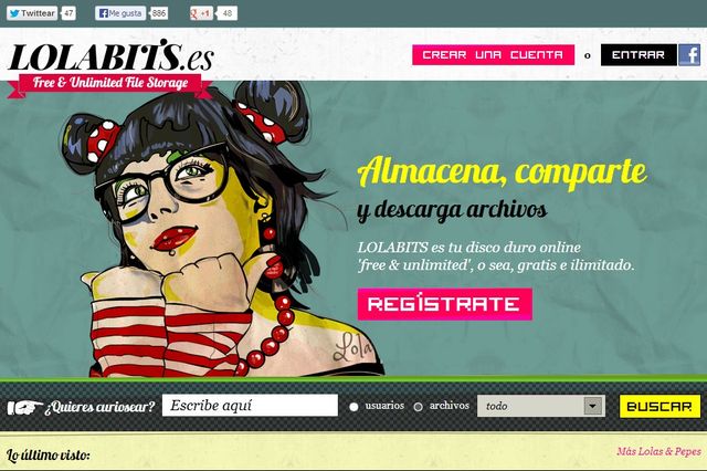 Lolabits, disco duro en línea gratuito y sin límites de almacenamiento