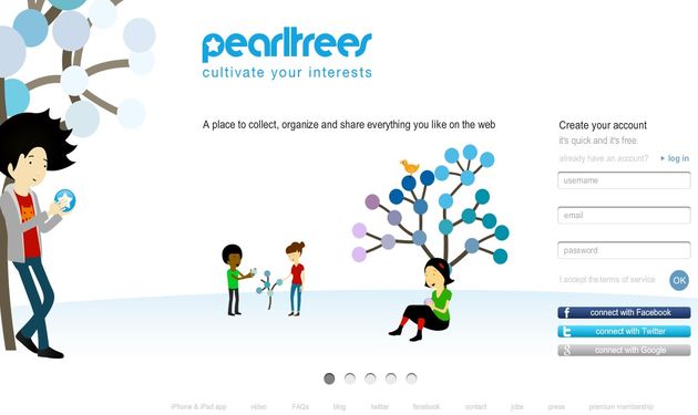 Pearltrees, excelente plataforma para organizar y compartir enlaces