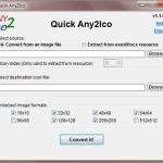 Quick Any2Ico, sencilla y práctica aplicación para convertir imágenes a ICO