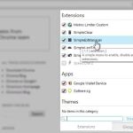 SimpleExtManager, forma muy cómoda de gestionar extensiones de Chrome