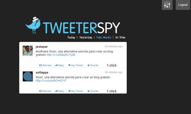 Tweeter Spy, conoce a los usuarios de Twitter que te generan más clics