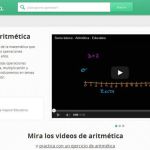 Educatina ya reúne 140 vídeos en español para aprender aritmética