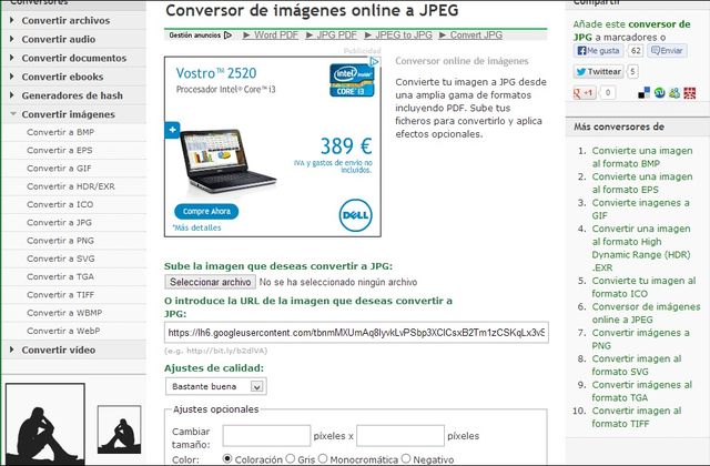 Una práctica utilidad web gratuita para convertir imágenes WebP a JPG