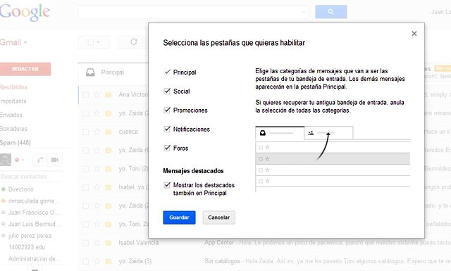 Vuelve a la vieja bandeja de entrada de Gmail si no te gusta la nueva