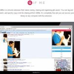 GifMe, recopila y organiza una colección de gifs para compartir desde Chrome