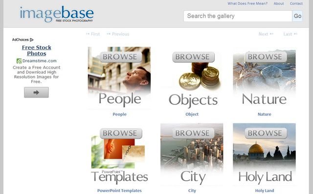 Imagebase, banco de imágenes libres para usar en nuestros proyectos
