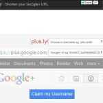 Plusly, práctico acortador de URL para los perfiles de Google+