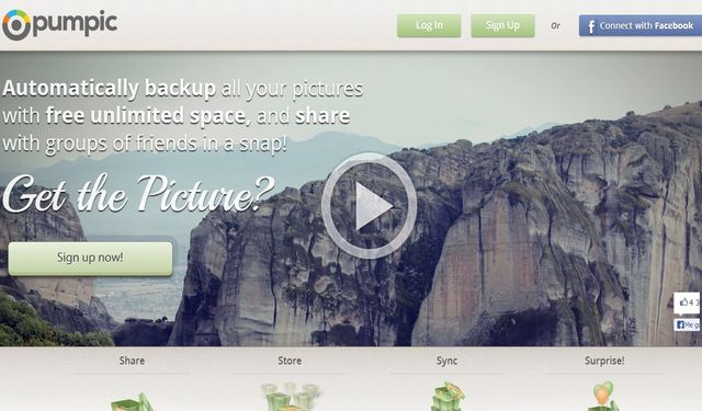 Pumpic, almacenamiento ilimitado en la nube para tus fotografías