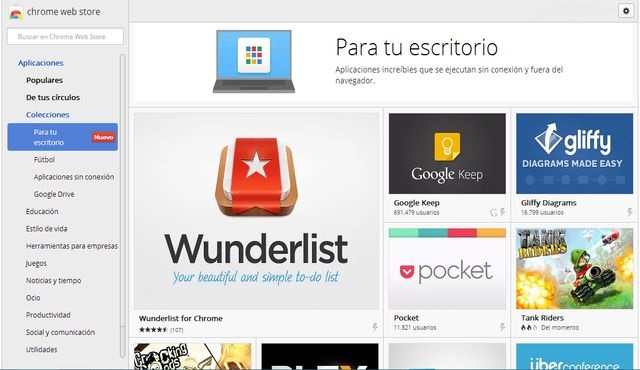 Apps for your Desktop, las apps de Chrome listas para tu Escritorio