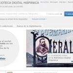 Biblioteca Digital Hispánica con miles de documentos digitalizados