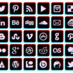 Blu-ray 3D Social Media Icons, una colección de iconos sociales en 3D