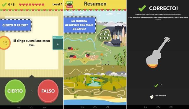 Cierto o falso, un juego Android e iOS para demostrar cuánto sabes