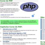 Curso gratuito o tutorial de PHP online y completamente en español